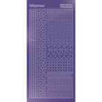 Hobbydots sticker - Mirror - Purple