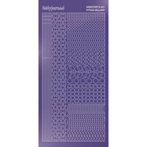 Hobbydots sticker – Mirror – Purple