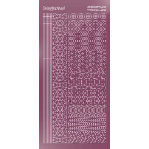 Hobbydots sticker – Mirror – Violet