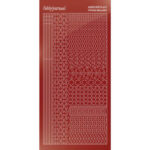Hobbydots sticker - Mirror - Red