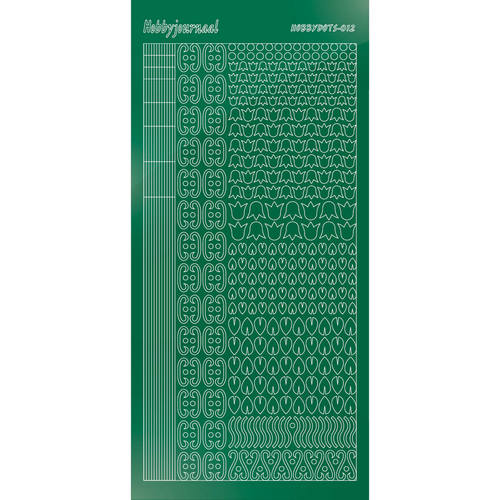 Hobbydots sticker – Mirror – Green