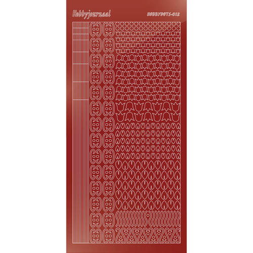 Hobbydots sticker – Mirror – Red