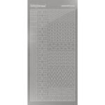 Hobbydots sticker - Mirror - Silver