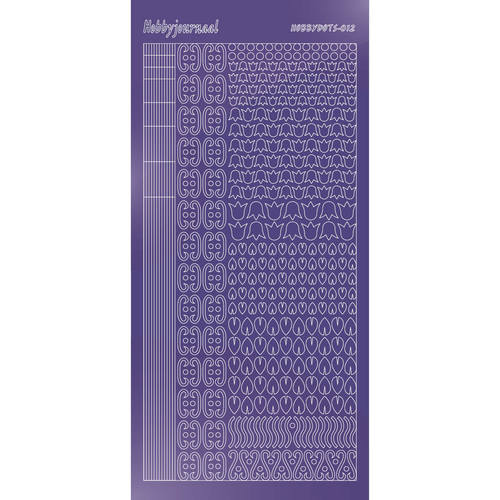 Hobbydots sticker – Mirror – Purple