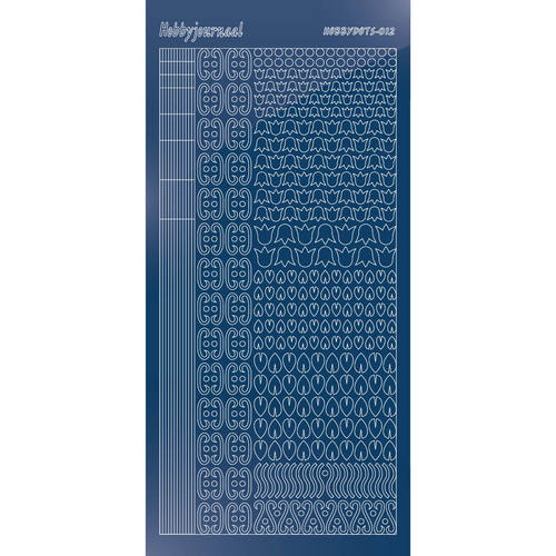 Hobbydots sticker – Mirror – Blue