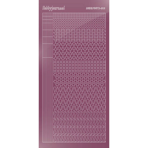 Hobbydots sticker – Mirror – Violet