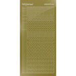 Hobbydots sticker - Mirror - Gold
