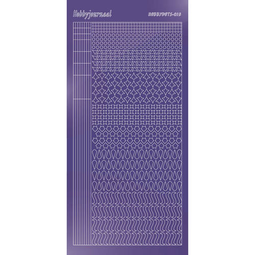 Hobbydots sticker – Mirror – Purple