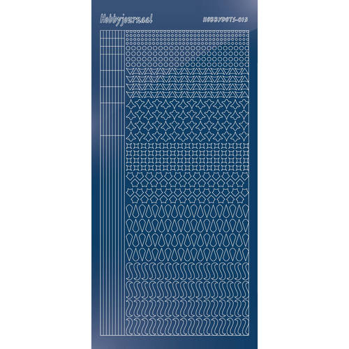 Hobbydots sticker – Mirror – Blue