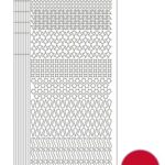 Hobbydots sticker - Adhesive - Red