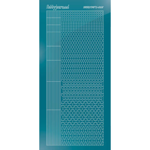 Hobbydots sticker – Mirror – Turquoise