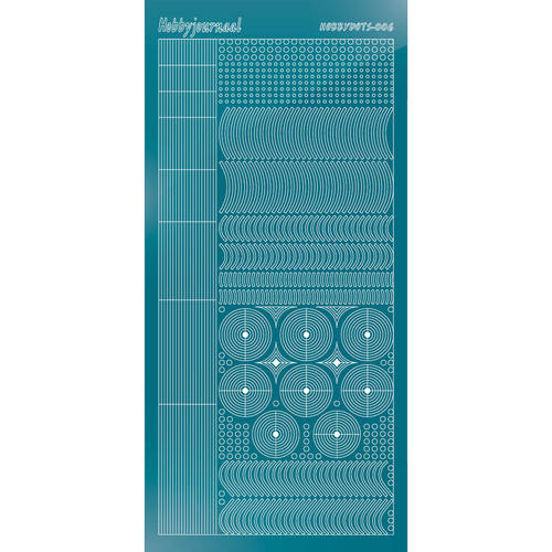 Hobbydots sticker – Mirror – Turquoise