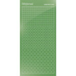 Hobbydots sticker - Mirror - Lime