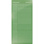 Hobbydots sticker - Mirror - Lime