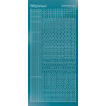 Hobbydots sticker - Mirror - Turquoise