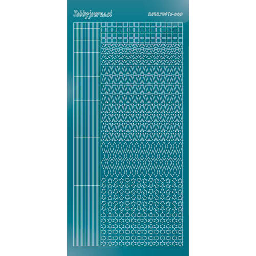 Hobbydots sticker – Mirror – Turquoise