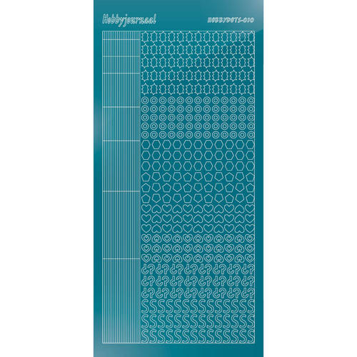 Hobbydots sticker – Mirror – Turquoise