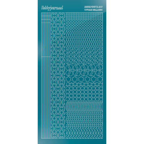 Hobbydots sticker – Mirror – Turquoise