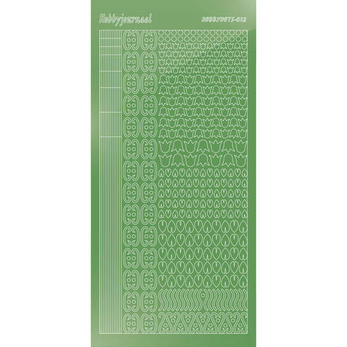 Hobbydots sticker – Mirror – Lime