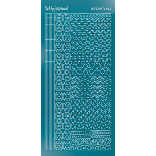 Hobbydots sticker – Mirror – Turquoise