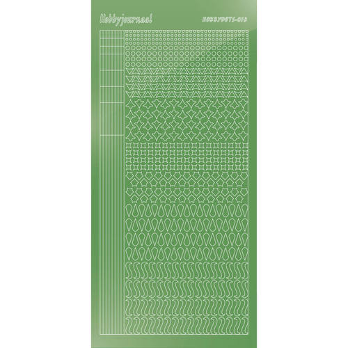 Hobbydots sticker – Mirror – Lime