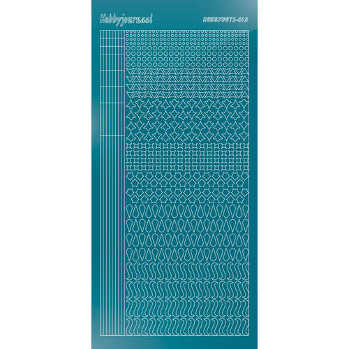 Hobbydots sticker – Mirror – Turquoise