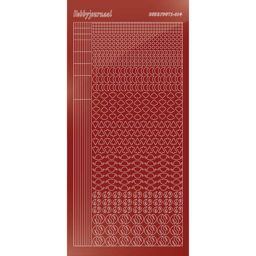 Hobbydots sticker – Mirror Red