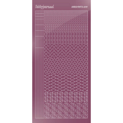 Hobbydots sticker – Mirror Violet