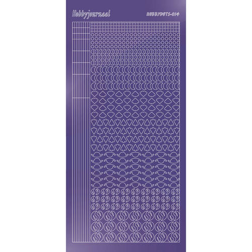 Hobbydots sticker – Mirror Purple