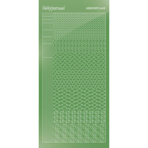 Hobbydots sticker – Mirror Lime