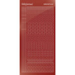 Hobbydots sticker - Mirror Red