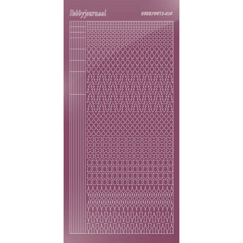 Hobbydots sticker – Mirror Violet