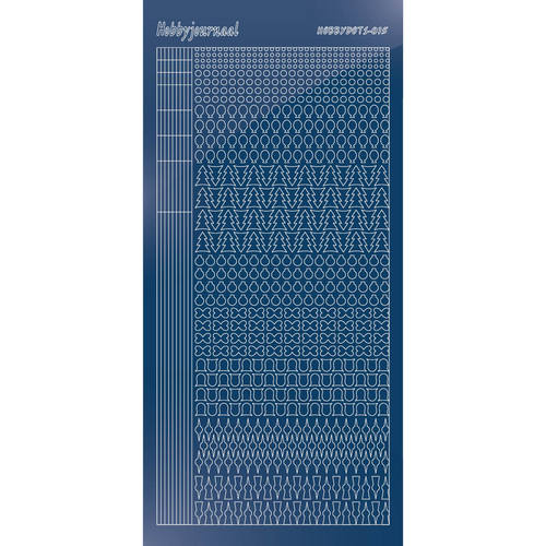 Hobbydots sticker – Mirror – Blue