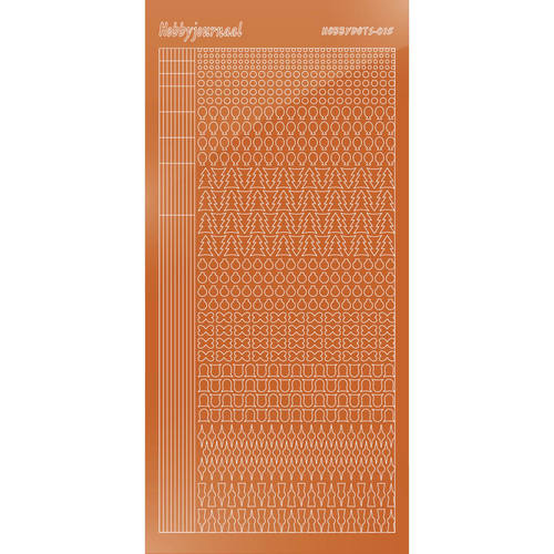 Hobbydots sticker – Mirror Copper