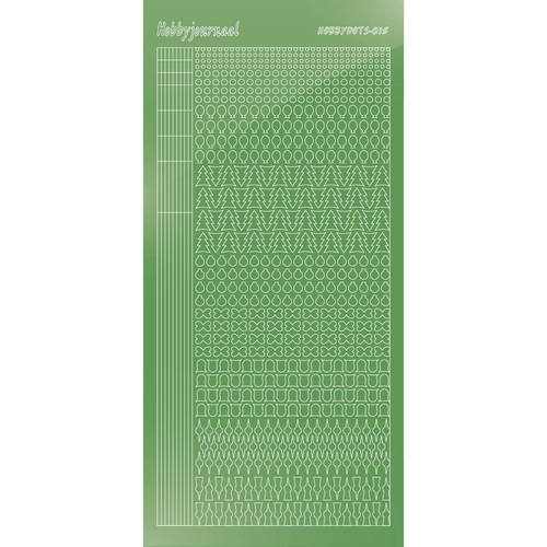 Hobbydots sticker – Mirror Lime