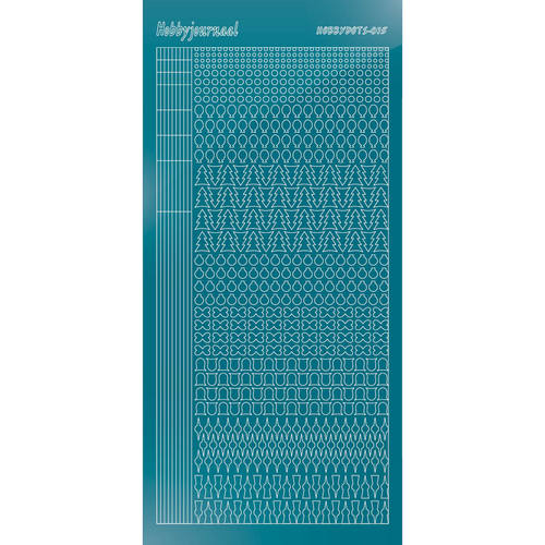 Hobbydots sticker – Mirror Turquoise