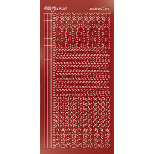 Hobbydots sticker – Mirror Red