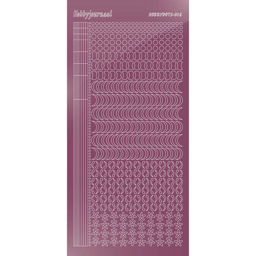 Hobbydots sticker – Mirror Violet