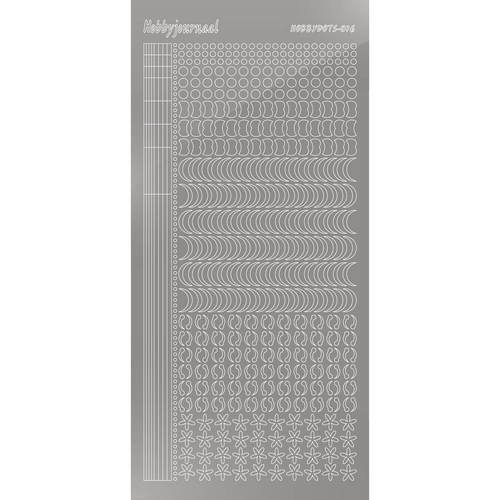 Hobbydots sticker – Mirror – Silver