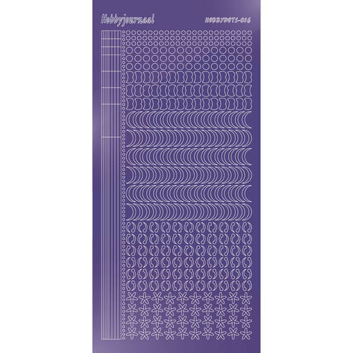 Hobbydots sticker – Mirror Purple