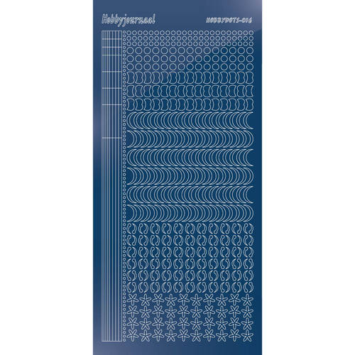 Hobbydots sticker – Mirror – Blue