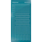 Hobbydots sticker - Mirror Turquoise