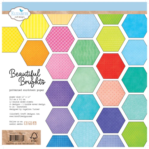 Scrap set – Beautiful Brights  C013 12×12′  – Elizabeth Craft
