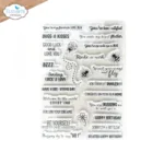 Clear stempel set - CS316 - Bugs and Kisses - Elizabeth Craft Design