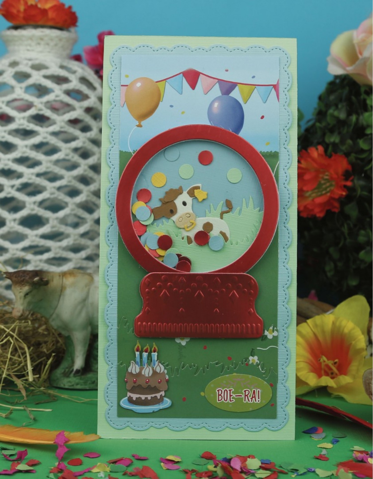 Snijmal - Globe  - Mix and Match - By Anna - Afbeelding 2