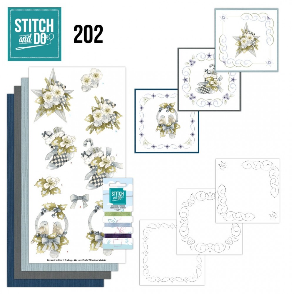 Stitch and Do 202 – Christmas Blues – Precious Marieke