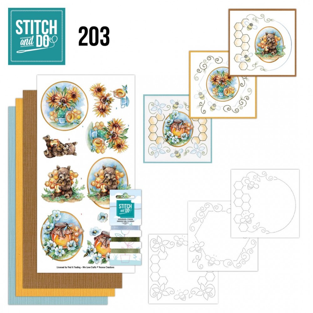 Stitch and Do 203 – Bee Honey – Yvonne Creations