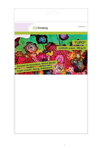 YUPO synthetisch papier wit A4 200gr 10 vel – CraftEmotions