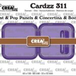 Crealies Cardzz Twist & pop up - mini boekje A