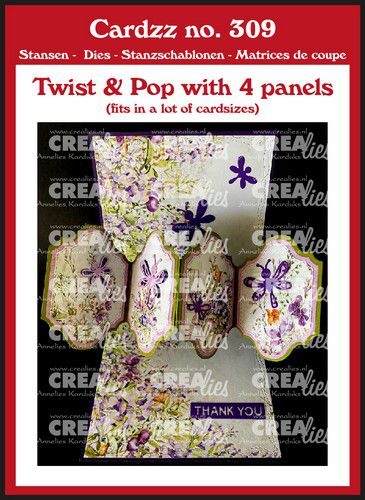 Crealies Cardzz Twist & pop up – Panelen A